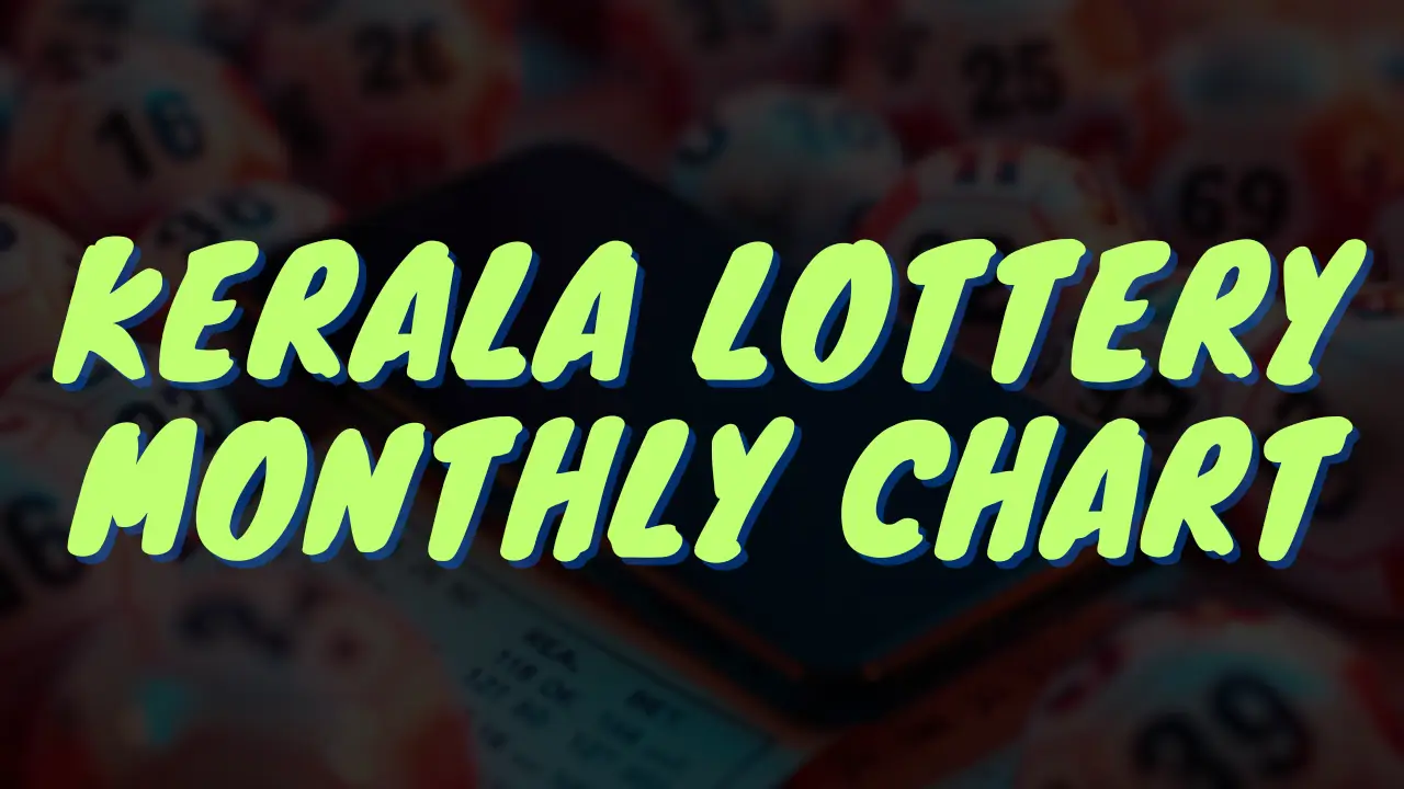 Kerala Lottery Monthly Chart